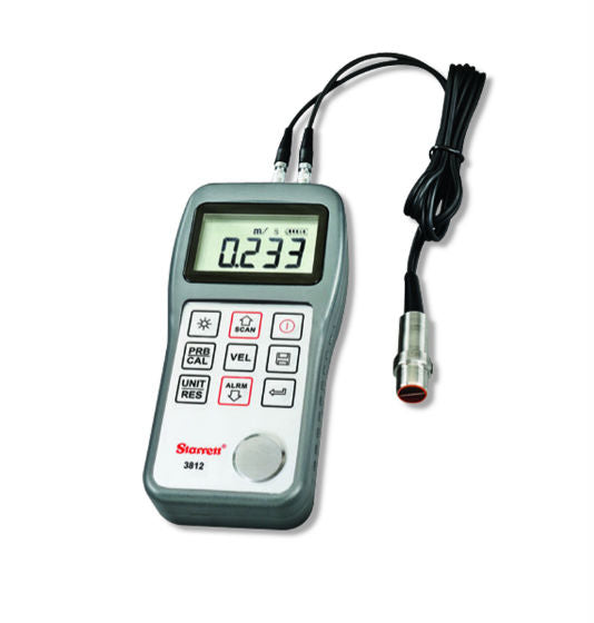 Medidor de Espesores por Ultrasonido Digital Starrett 3812A