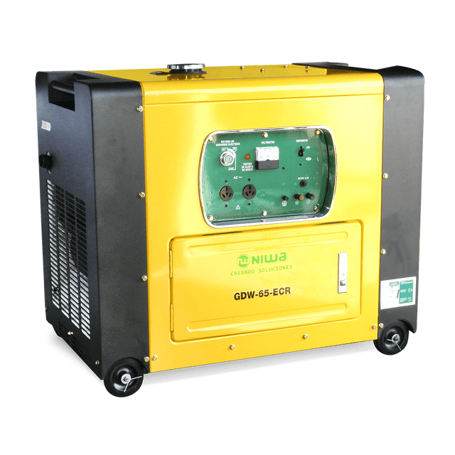 Grupo electrógeno Diésel 6,5 KVA 8,5 HP Niwa GDW-65-ECR