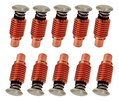 10 Electrodos Plasma Compatible Con Hypertherm 220971 Wolfer