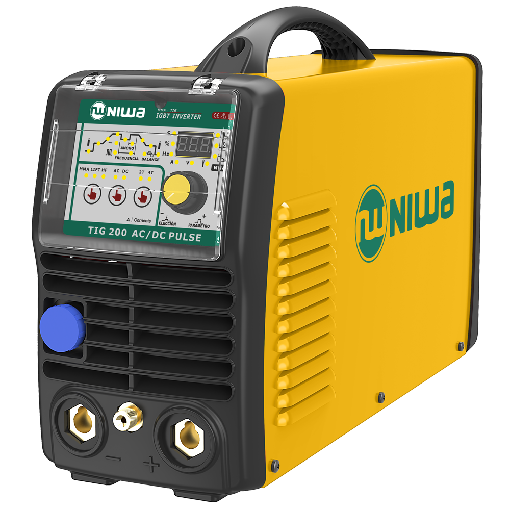 Soldadora Tig inverter 200 Amp Niwa TIG-200 AC/DC Pulse