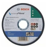 25 Discos De Corte Bosch Amoladora 115 Mm 4.1/2 Inox 1mm frente 