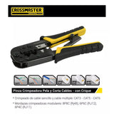 Pinza Crimpiadora Crossmaster 9969811 Rj11 Rj12 Rj45 caracteristicas