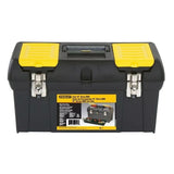 Caja de Herramientas 40 cm 16" Cierre Metálico Stanley 16-013 frente 