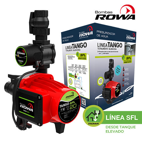 Bomba Presurizadora 1/2 HP Rowa Tango Sfl 20
