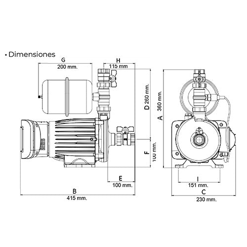 Bomba Presurizadora 7000 L/h Rowa Max Press 30