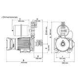 Bomba Presurizadora 7000 L/h Rowa Max Press 30