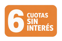 6 Cuotas sin interés