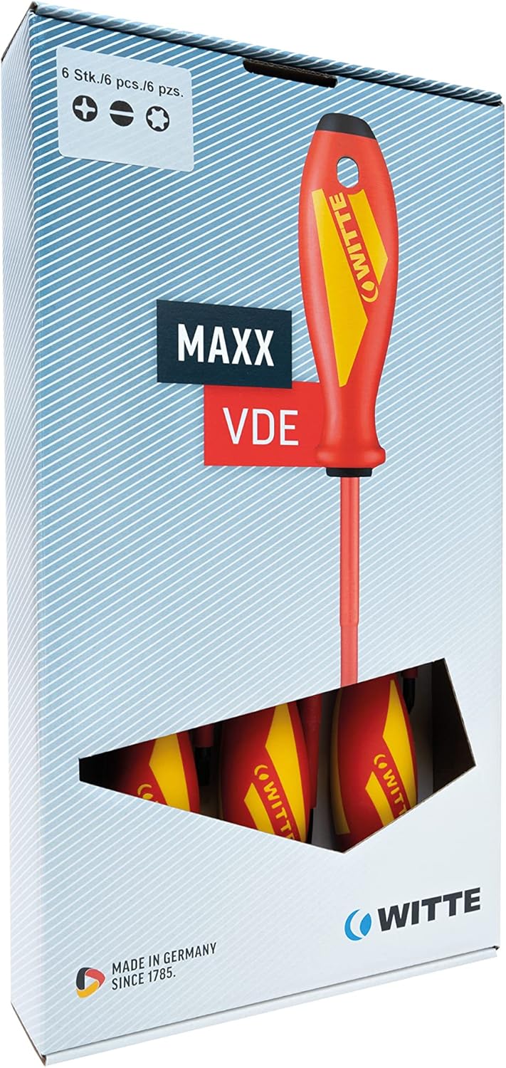 Juego de Destornilladores SB/PH 1/PH 2 653742 VDE 6 WHITTE MAXXPRO