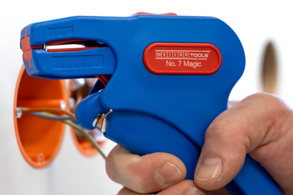 Pinza Pelacable para Desaislar y Pelar Conectores Weicon 51000007