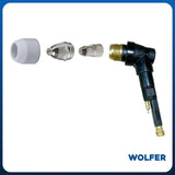 10 Toberas Consumibles Torcha Plasma P80 Pt80 Tobera De 1,5 Mm