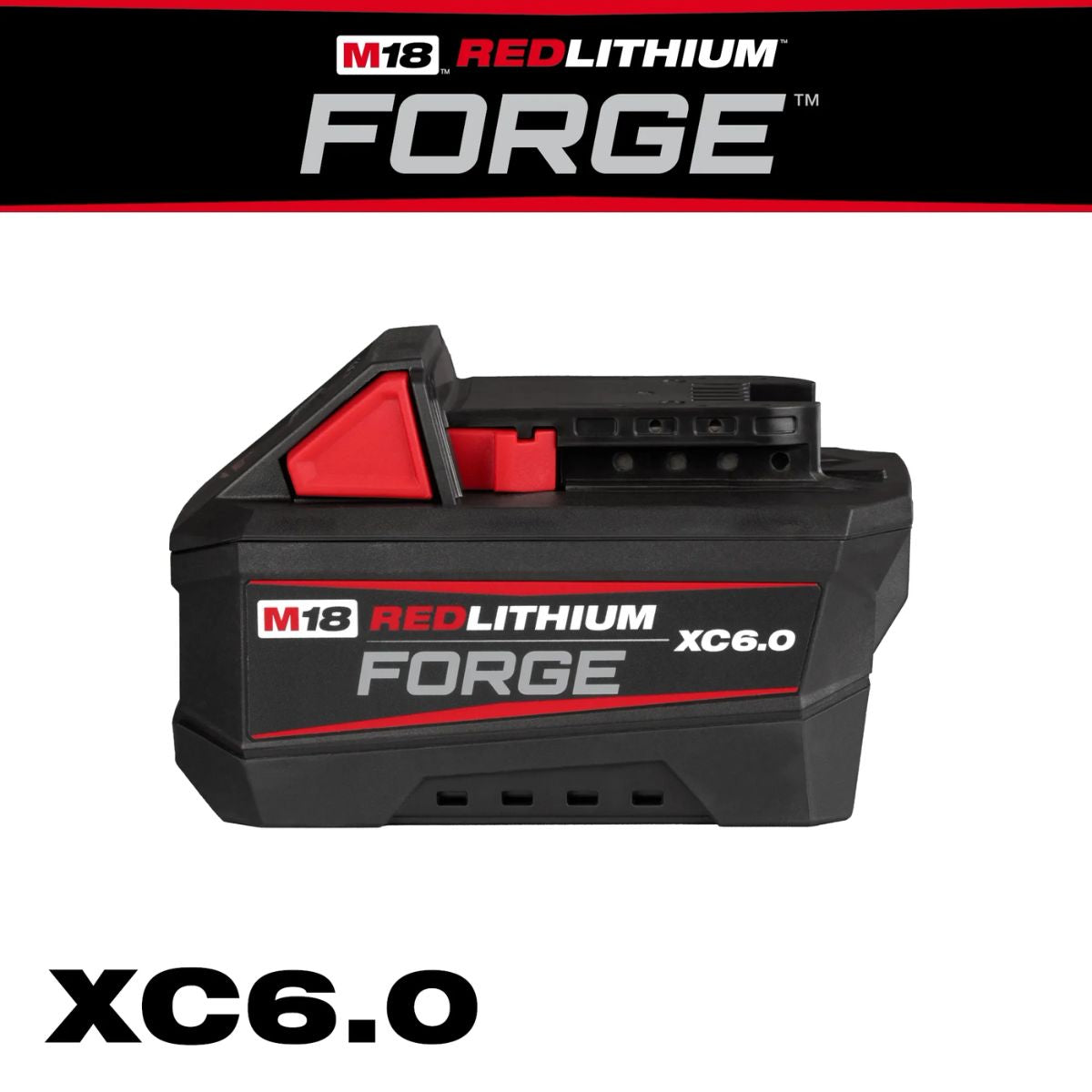 Batería M18 Ion Litio XC 6Ah. Red Forge Milwaukee 4811-1861