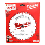 Disco de Sierra Circular de 24 Dientes 184mm Milwaukee 4840-0720 caja
