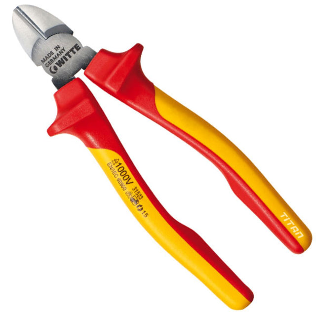 Alicate de Corte Diagonal 160 mm 6" Witte 31523 VDE Aislado 1000 V