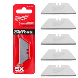 Blister de 5 Hojas Trapezoidales Milwaukee 4822-1934 HOJAS