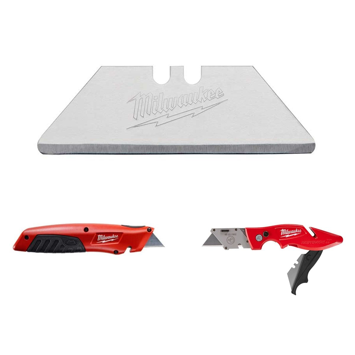 Blister de 5 Hojas Trapezoidales Milwaukee 4822-1934 modelos