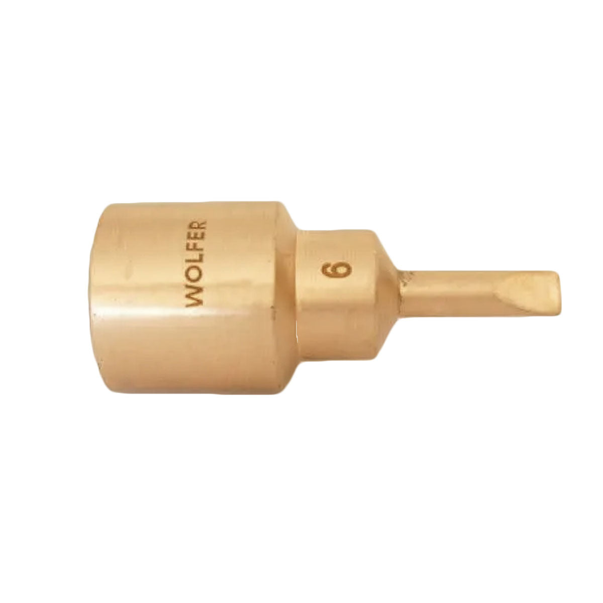 Destornillador Antichispa 4mm Wolfer EX173B-04, ideal para entornos explosivos y corrosivos.