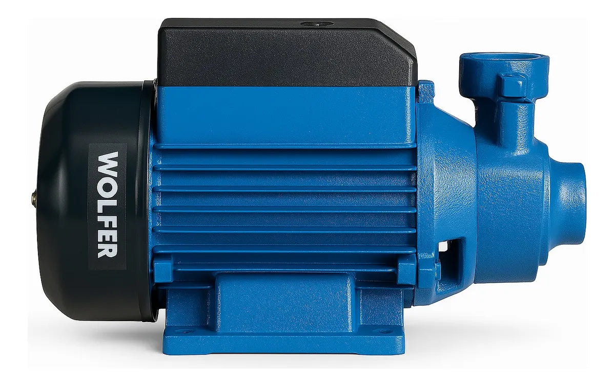 Bomba De Agua Periférica 1/2HP Wolfer Elevadora 220V BPER12 frente