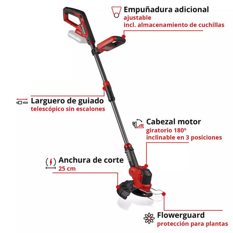 Bordeadora Inalámbrica Einhell GE-CT 18/25 Li-Solo 18V Power X-Change