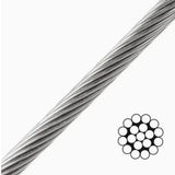 Cable de Acero Galvanizado Dogo 1.5 mm - Rollo 200 Mts (1x19)