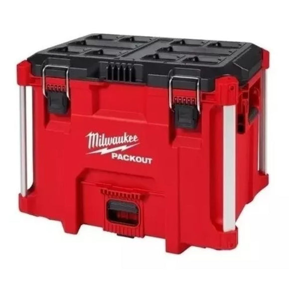 Caja De Herramientas Packout 4822 8429 Milwaukee Xl Color Negro y Rojo Apilable