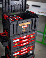 Caja de Herramientas 22L Modular Qbrick Pro + 5 Organizadores ORGANIZADOR Y TORRE