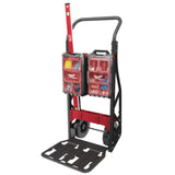 Carro 2 Ruedas Milwaukee 48228415 Packout C/base Plegable en uso 