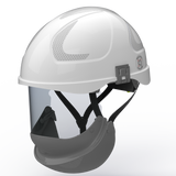 Casco Dieléctrico SECRA H058S con Visor Retraible Arco Eléctrico ATPV 36 cal/cm²