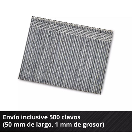 Clavadora inalámbrica Einhell con accesorios - clavos, batería y cargador incluidos