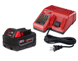 Kit Batería XC 5.0 Ah M18 + Cargador M18 y M12 Milwaukee 4841-59A