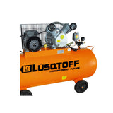 Compresor De Aire 200 Lts Monofásico 3Hp Lusqtoff LC-30200 115 Psi con ruedas 