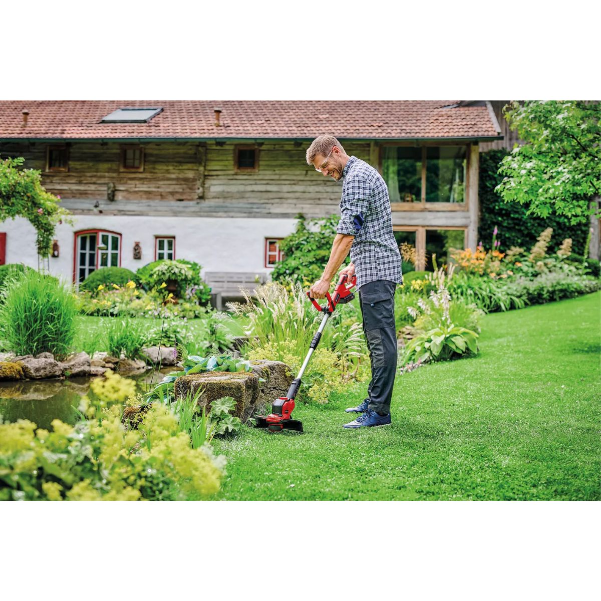 Cortacésped Inalámbrico Einhell GE-CT 18/28 Li-Solo 18V122