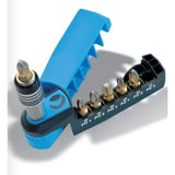 Juego caja de 7 puntas diamante + trinquete WITTE RATCHDRIVE 1/4" 25mm:PH1-3/PZ1-3