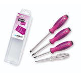 Juego Destornilladores MAXXPRO Women Line – Set 4 Piezas (Art. 654005)