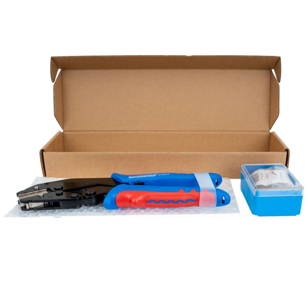 Crimpadora fuerza ajustable ERGO Weicon 10100516 para terminales aislados caja