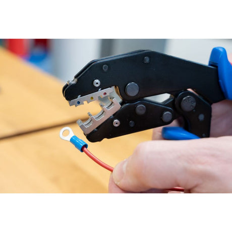 Crimpadora fuerza ajustable ERGO Weicon 10100516 para terminales aislados uso