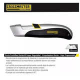 Cutter Porta Cuchilla Retráctil 19 Mm Crossmaster 9932860 caracteristicas