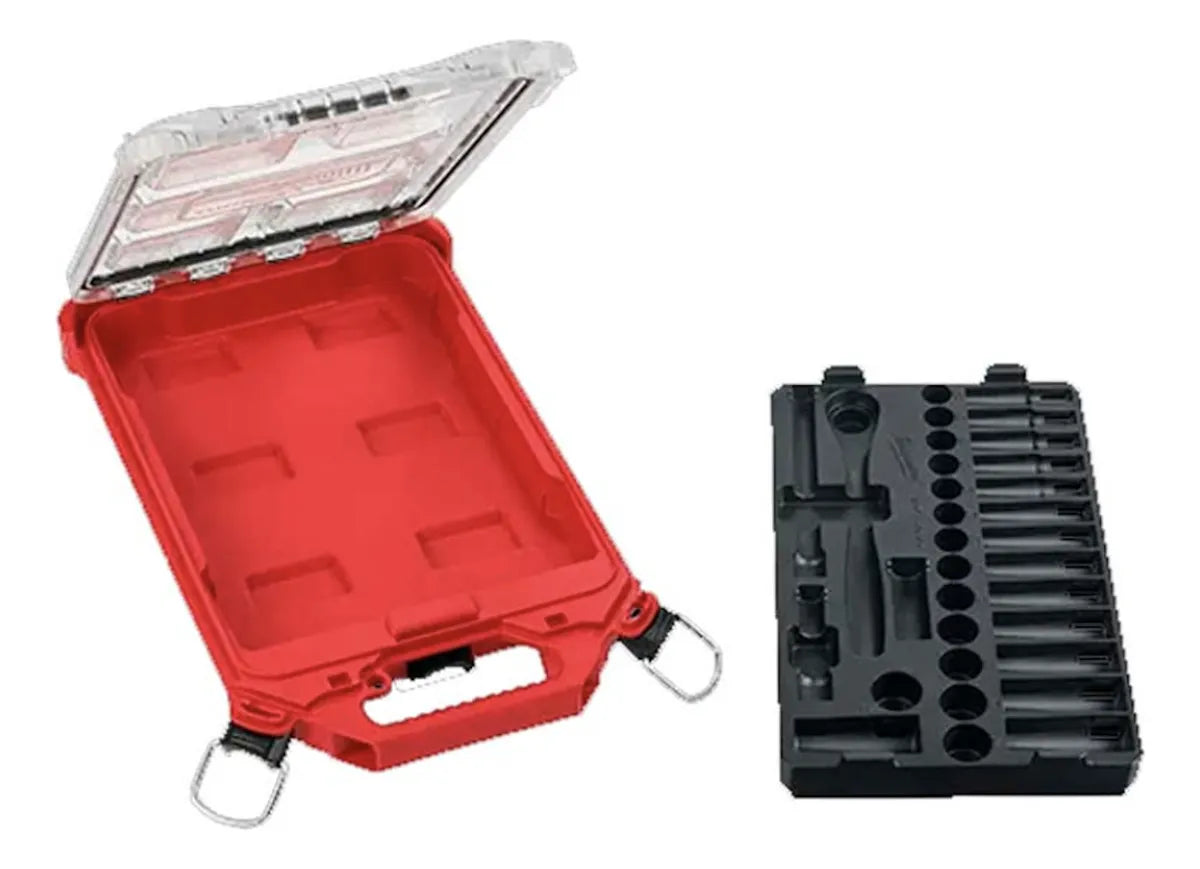 Set Bocallaves Enc 3/8 32 Piezas Packout Milwaukee 4822-9482