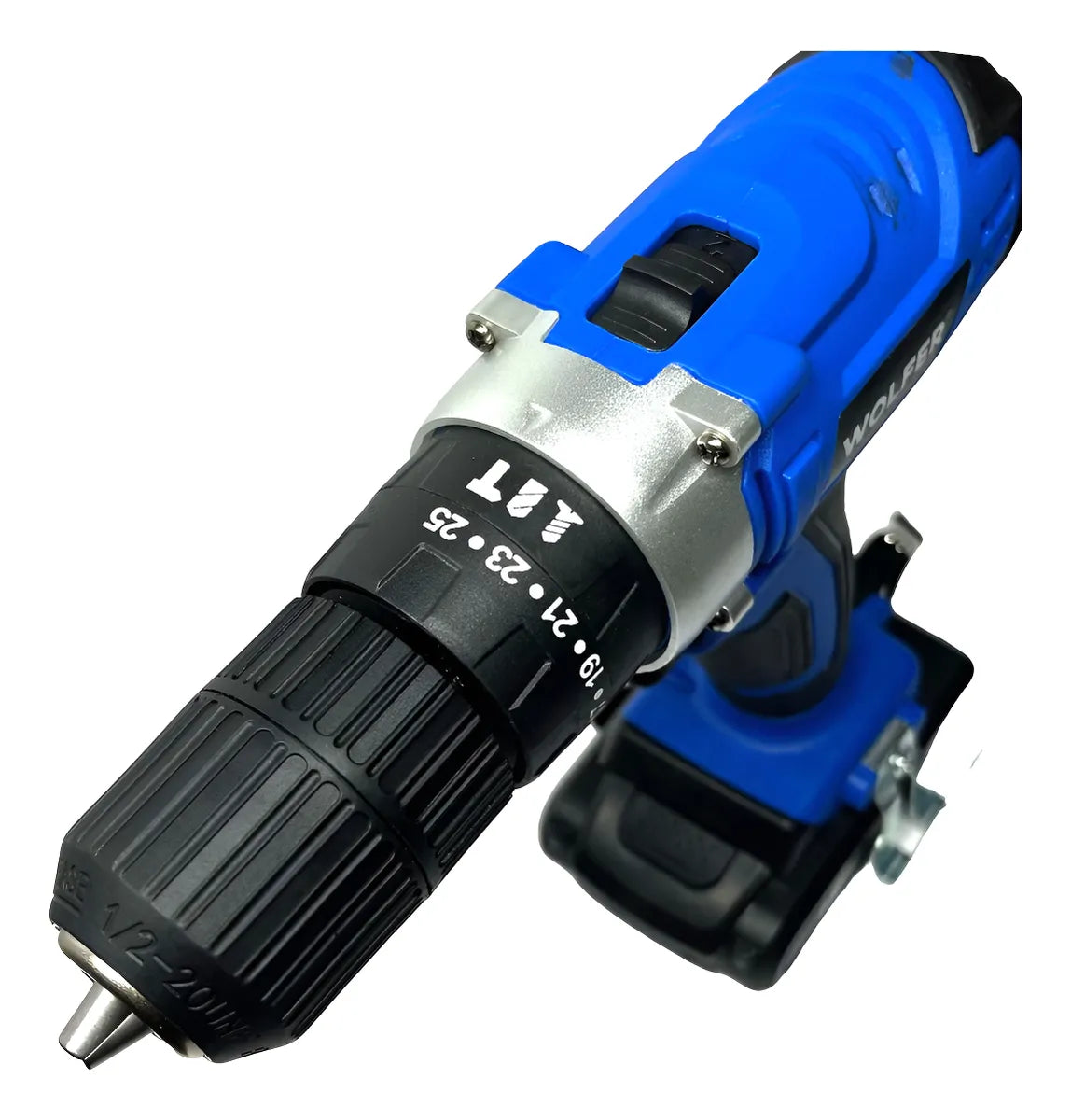 Taladro Percutor Atornillador Inalambrico 18v Wolfer Maletin