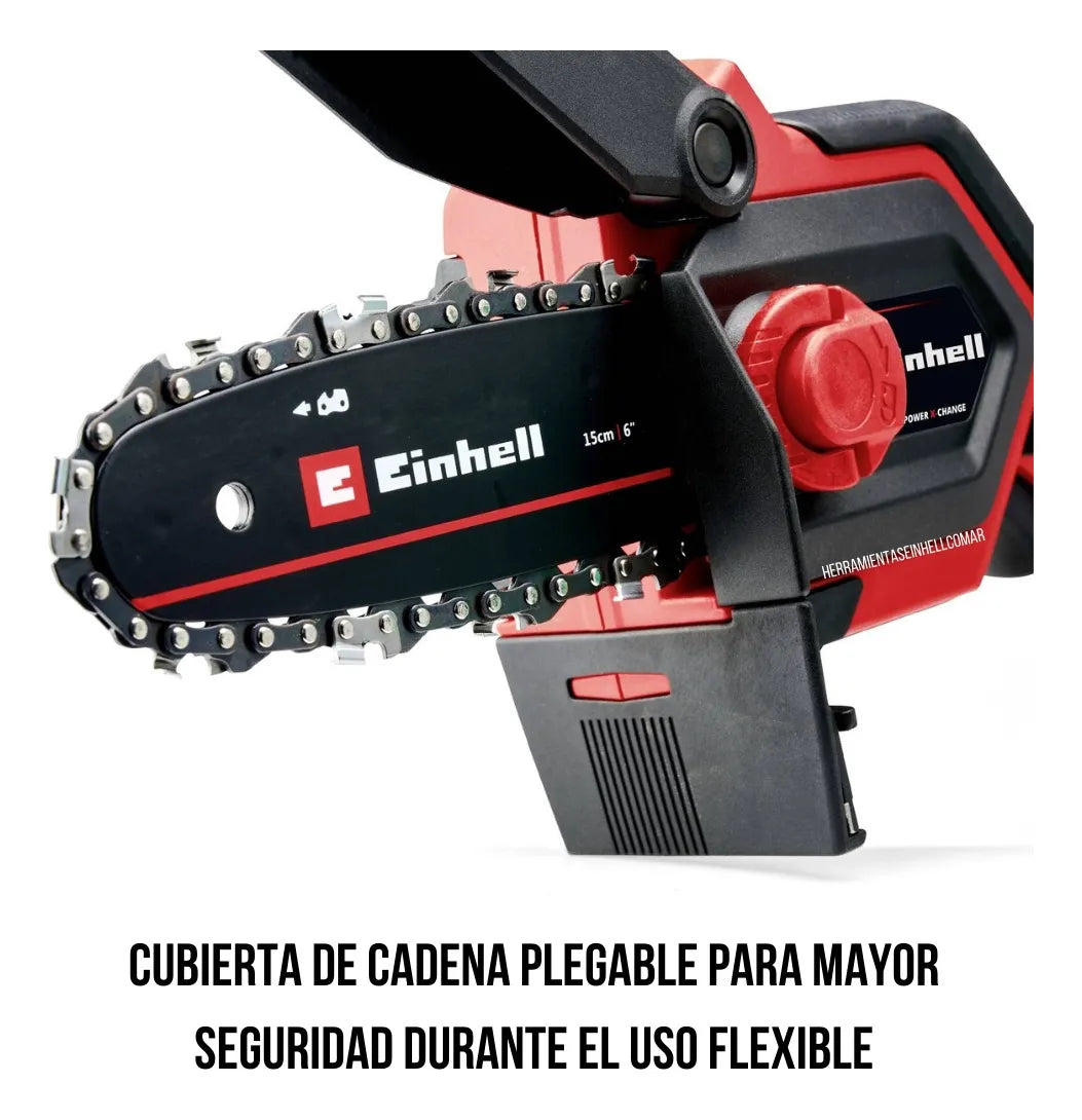 Motosierra de Poda Inalámbrica Ge ps 18/15 Li Bl solo 18v Einhell