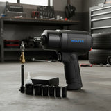 Llave Impacto Neumática Wolfer 1/2 1650 Nm + Kit 17 Pz Pro