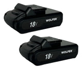 Taladro Percutor Atornillador Inalambrico 18v Wolfer Maletin