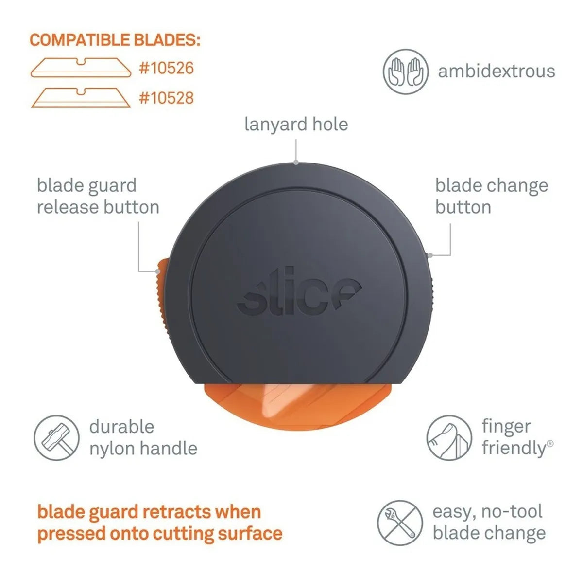 Cutter de Seguridad Especial Apertura de Cajas Deposito Slice 10477