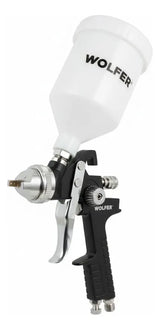 Pistola de Pintar Neumática 1/4'' Clásico HVLP 600cc Wolfer PHVLP-600H