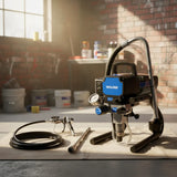 Equipo De Pintar Airless 900w Wolfer Laca Boquilla 519 Y 521