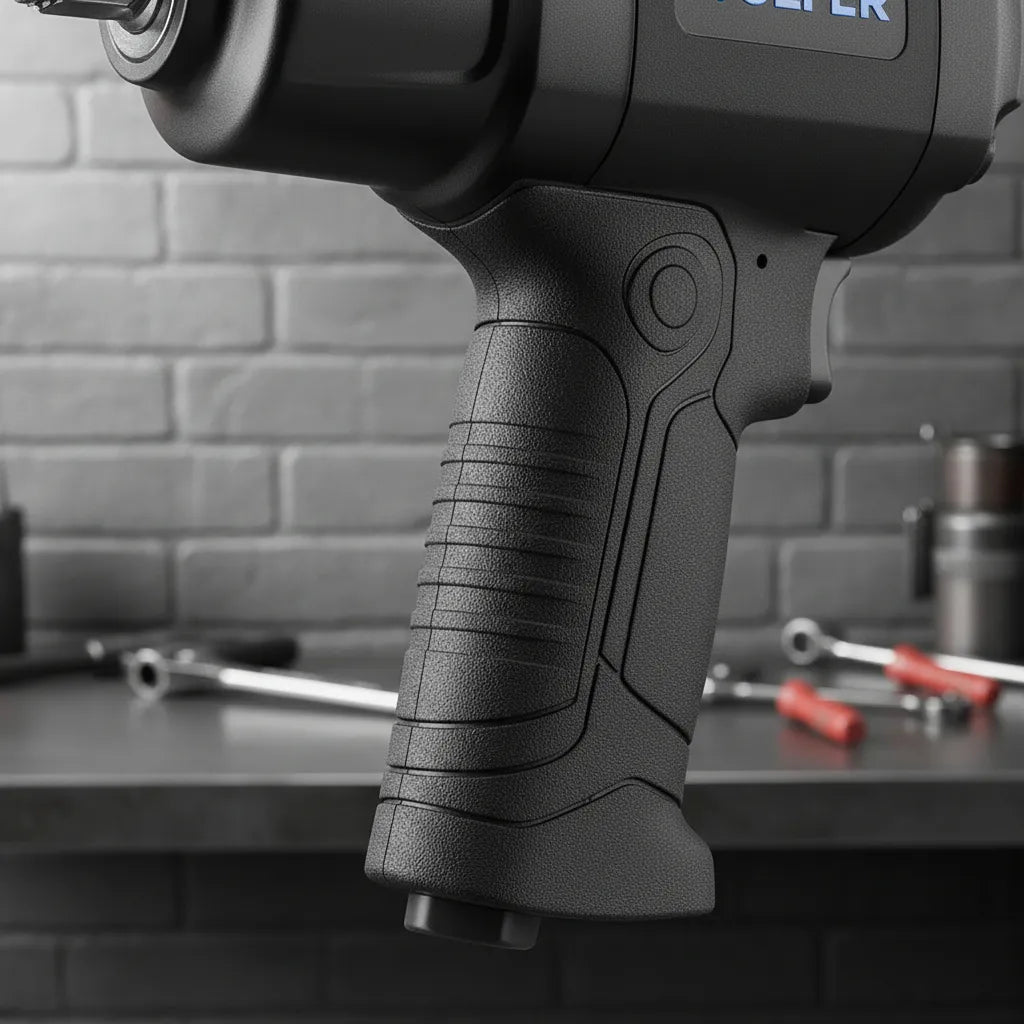 Llave Impacto Neumática Wolfer 1/2 1650 Nm + Kit 17 Pz Pro