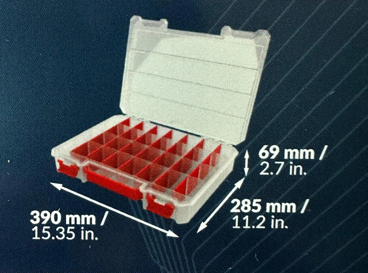 Gavetero Organizador Plastico Tornillos Divisiones Qbrick Xl