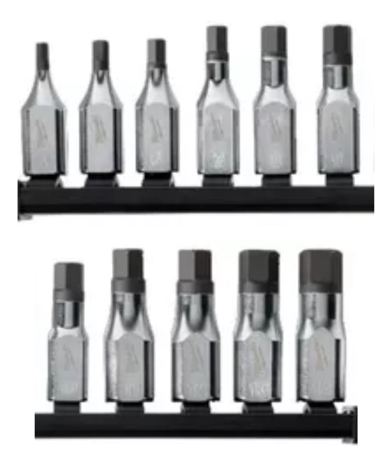 Set de 11 Bocallaves 4-14mm Punta Hexagonal 3/8'' Milwaukee 4822-9543 1