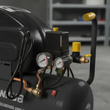 Compresor 24l 2hp + Kit Aire + Clavadora Neumática