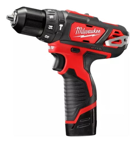 Taladro Atornillador Percutor 10mm + 2 Bat. con Maletín Milwaukee 2408-259A 4