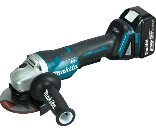 Amoladora Angular 220 v + Accesorio Makita Dga455rf 